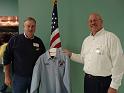 Ron presents Marty with the “President's Shirt”  a great memory of Jerry Fain